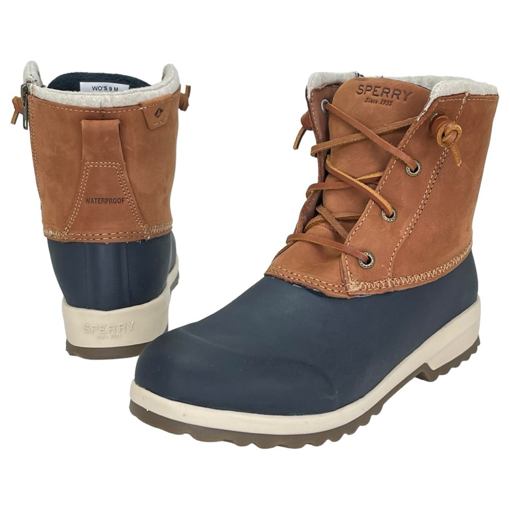 Sperry Maritime Repel Waterproof Mid Top Womens Ducks Boots Size 7M - Picture 7 of 12